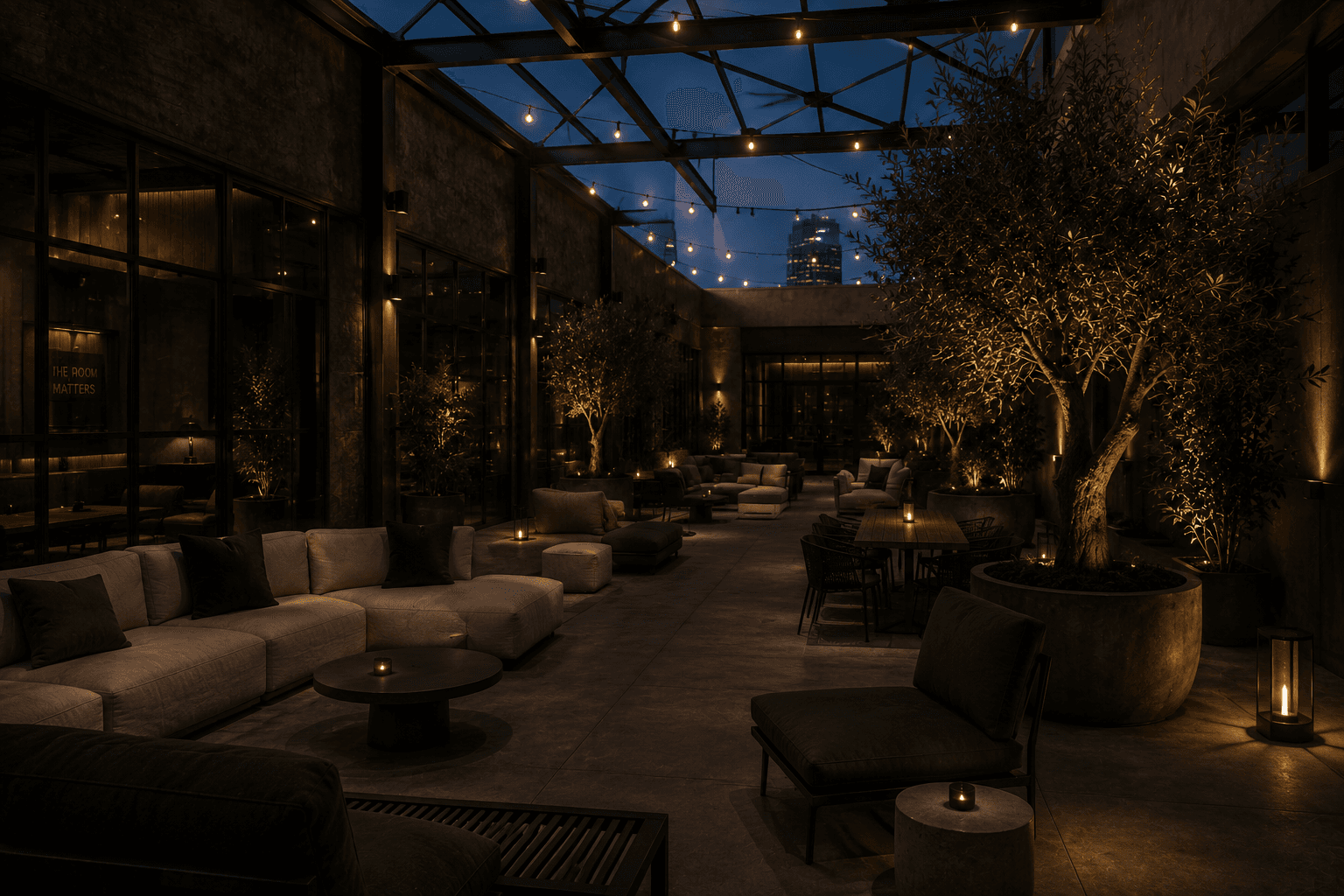 The courtyard